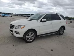 2013 Mercedes-Benz ML 350 4matic en venta en West Palm Beach, FL