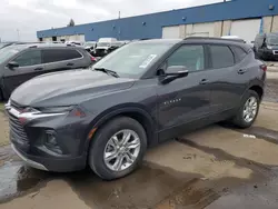 Chevrolet salvage cars for sale: 2021 Chevrolet Blazer 2LT