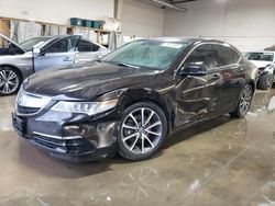 Salvage cars for sale at Elgin, IL auction: 2015 Acura TLX Tech