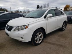 Salvage cars for sale from Copart Bowmanville, ON: 2010 Lexus RX 350