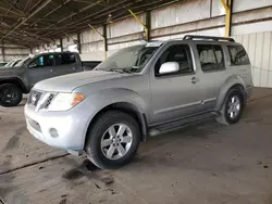 Salvage cars for sale at Phoenix, AZ auction: 2008 Nissan Pathfinder S