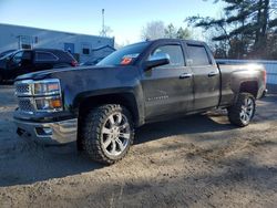 Salvage cars for sale at Lyman, ME auction: 2014 Chevrolet Silverado K1500 LT