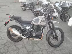 Salvage motorcycles for sale at Vallejo, CA auction: 2021 Royal Enfield Motors Himalayan