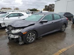 Salvage cars for sale at Sacramento, CA auction: 2016 Honda Civic EX