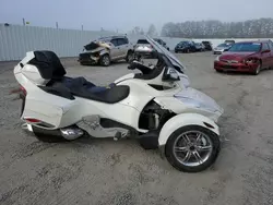 Salvage motorcycles for sale at Lumberton, NC auction: 2012 Can-Am Spyder Roadster RT-LTD