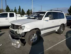 Toyota Land Cruiser salvage cars for sale: 2002 Toyota Land Cruiser