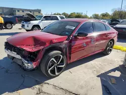 Salvage cars for sale at Wilmer, TX auction: 2022 Honda Accord Sport