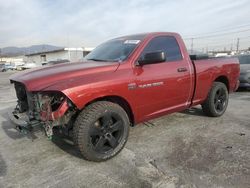 Salvage cars for sale at Sun Valley, CA auction: 2012 Dodge RAM 1500 ST