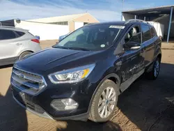 2017 Ford Escape Titanium en venta en Brighton, CO