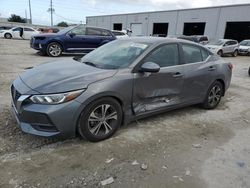 Salvage cars for sale at Jacksonville, FL auction: 2021 Nissan Sentra SV