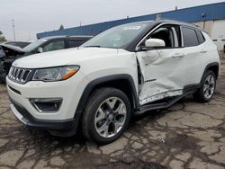 2021 Jeep Compass Limited en venta en Woodhaven, MI