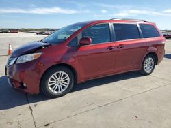 Salvage cars for sale from Copart Grand Prairie, TX: 2011 Toyota Sienna XLE