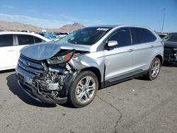 Salvage cars for sale at North Las Vegas, NV auction: 2016 Ford Edge Titanium