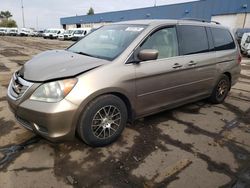 Salvage cars for sale at Woodhaven, MI auction: 2009 Honda Odyssey EXL