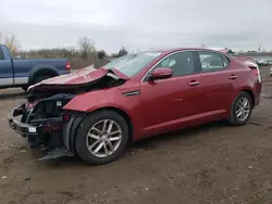 Salvage cars for sale at Columbia Station, OH auction: 2012 KIA Optima LX