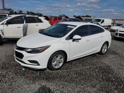 Chevrolet salvage cars for sale: 2018 Chevrolet Cruze LT