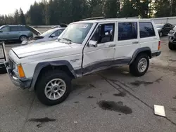 Salvage cars for sale at Arlington, WA auction: 1988 Jeep Cherokee Laredo