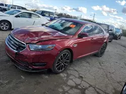 Salvage cars for sale at Indianapolis, IN auction: 2018 Ford Taurus SEL