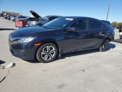 Salvage cars for sale at Grand Prairie, TX auction: 2017 Honda Civic LX