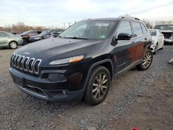 Jeep salvage cars for sale: 2018 Jeep Cherokee Limited