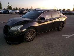 Salvage cars for sale at Rancho Cucamonga, CA auction: 2015 Nissan Sentra S