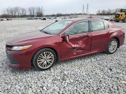 Salvage cars for sale at auction: 2020 Toyota Camry XLE