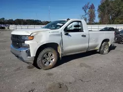 Chevrolet salvage cars for sale: 2021 Chevrolet Silverado C1500