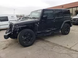 Salvage cars for sale from Copart Fort Wayne, IN: 2015 Jeep Wrangler Unlimited Sahara