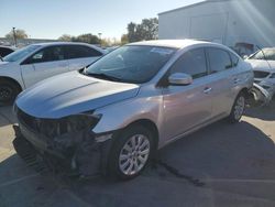 Salvage cars for sale at Sacramento, CA auction: 2018 Nissan Sentra S