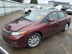 Carros salvage sin ofertas aún a la venta en subasta: 2012 Honda Civic EX