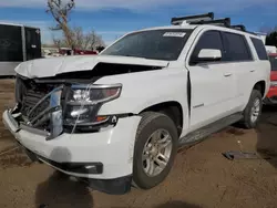 Salvage cars for sale from Copart Littleton, CO: 2018 Chevrolet Tahoe K1500 LT