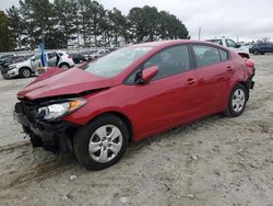 KIA salvage cars for sale: 2016 KIA Forte LX