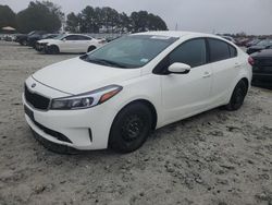 Salvage cars for sale at Loganville, GA auction: 2017 KIA Forte LX