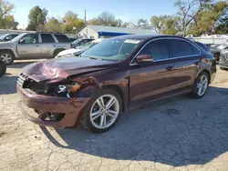 Vehiculos salvage en venta de Copart Wichita, KS: 2014 Volkswagen Passat SE