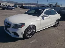 Salvage cars for sale at Sun Valley, CA auction: 2019 Mercedes-Benz C300