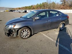 Salvage cars for sale from Copart Brookhaven, NY: 2018 Nissan Sentra S