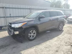 Salvage cars for sale at Gastonia, NC auction: 2014 Toyota Highlander XLE