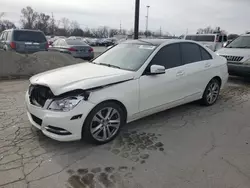 Salvage cars for sale from Copart Fort Wayne, IN: 2012 Mercedes-Benz C 300 4matic