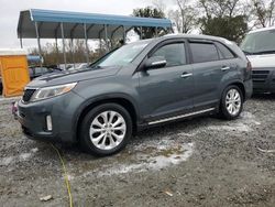 Salvage cars for sale at Spartanburg, SC auction: 2014 KIA Sorento EX