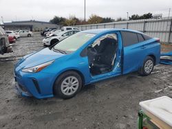 Salvage cars for sale at Sacramento, CA auction: 2019 Toyota Prius