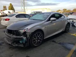 Salvage cars for sale at Hayward, CA auction: 2015 Lexus RC 350