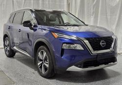 Nissan salvage cars for sale: 2022 Nissan Rogue Platinum