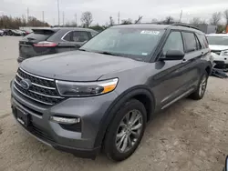 Ford Explorer xlt salvage cars for sale: 2021 Ford Explorer XLT