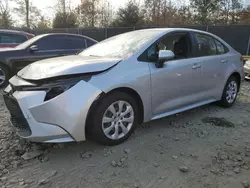 Salvage cars for sale at Waldorf, MD auction: 2020 Toyota Corolla LE