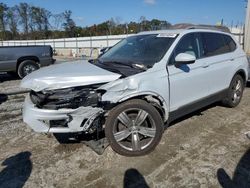 Salvage cars for sale at Spartanburg, SC auction: 2018 Volkswagen Tiguan SEL Premium