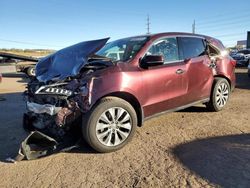 Salvage cars for sale at Colorado Springs, CO auction: 2016 Acura MDX Technology