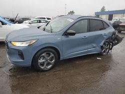 Salvage cars for sale at Woodhaven, MI auction: 2024 Ford Escape ST Line