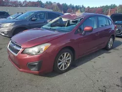 Salvage cars for sale at Exeter, RI auction: 2013 Subaru Impreza Premium