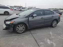 Honda Civic ex Vehiculos salvage en venta: 2012 Honda Civic EX