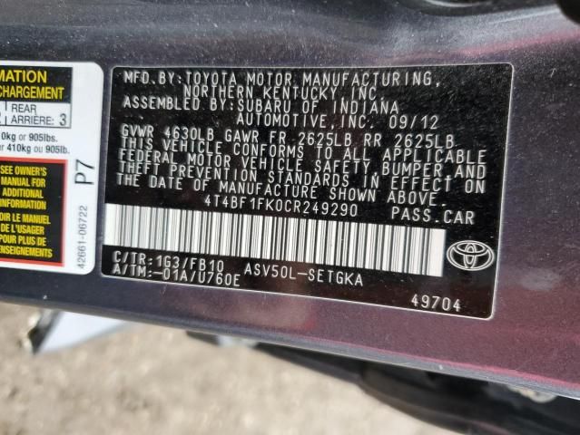 2012 Toyota Camry Base